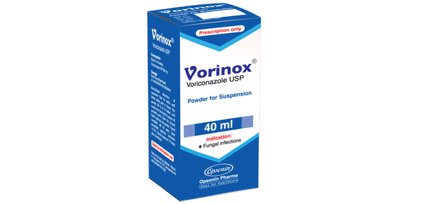 Vorinox 50 mg Packaging