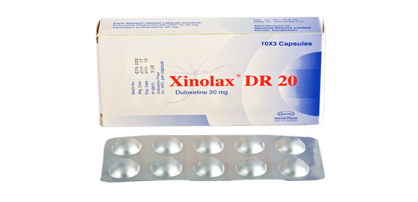 Xinolax DR 20 mg Packaging