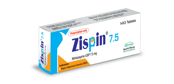 Zispin 15 mg Packaging