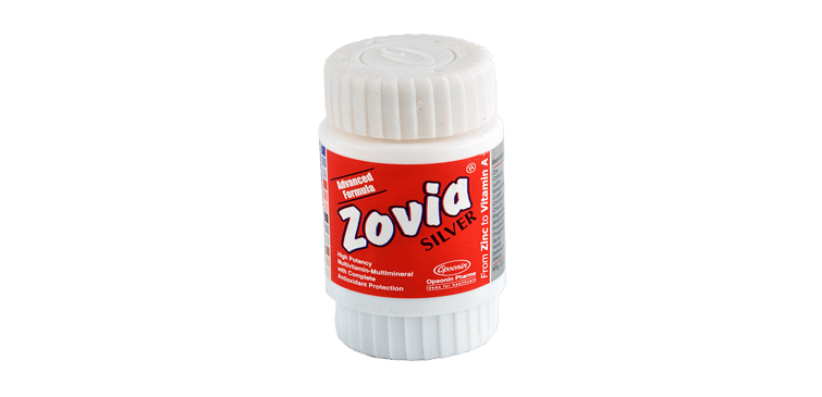 Zovia Silver  Packaging
