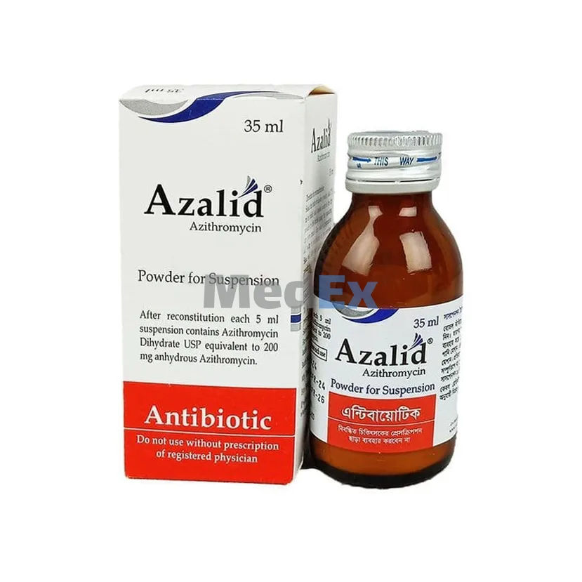 Azalid 200 mg/5 ml Packaging