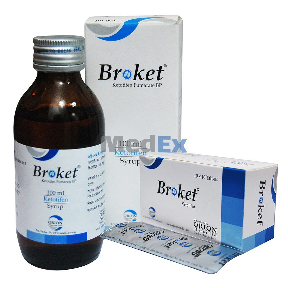 Broket 1 mg/5 ml Packaging