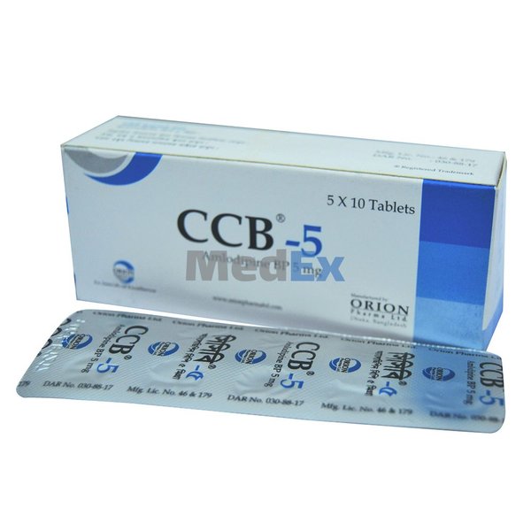 CCB 5 mg Packaging