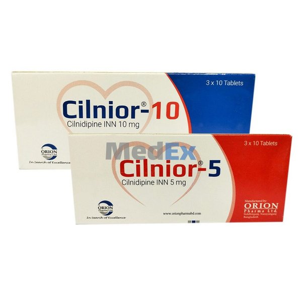 Cilnior 5 mg Packaging