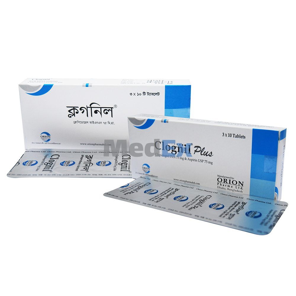 Clognil 75 mg Packaging