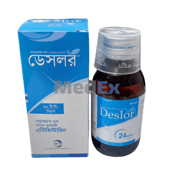 Deslor 2.5 mg/5 ml Packaging