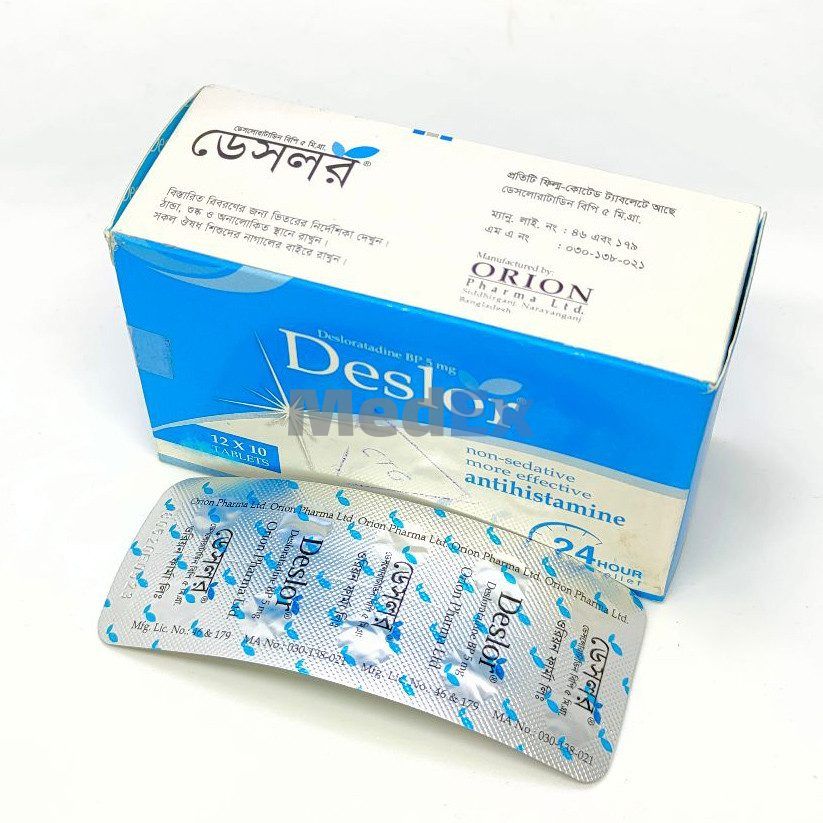 Deslor 5 mg Packaging