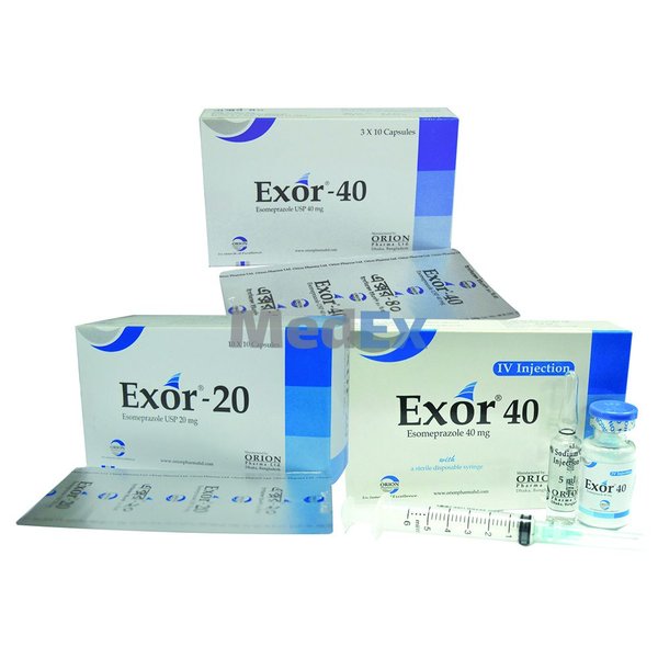 Exor 40 mg Packaging