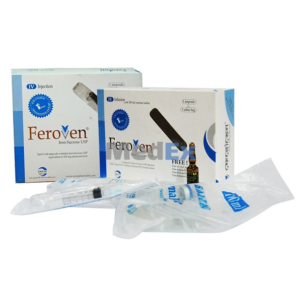 Feroven 100 mg/5 ml Packaging
