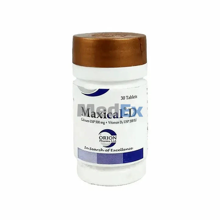 Maxical-D 500 mg+200 IU Packaging
