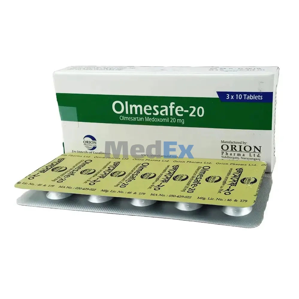 Olmesafe 20 mg Packaging