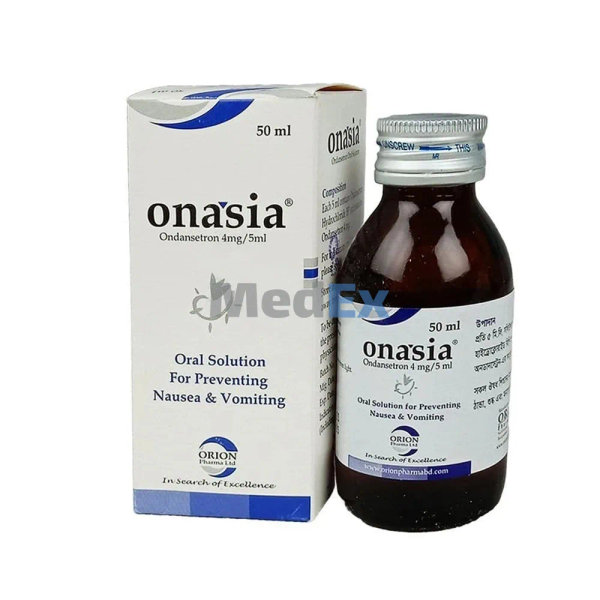 Onasia 4 mg/5 ml Packaging