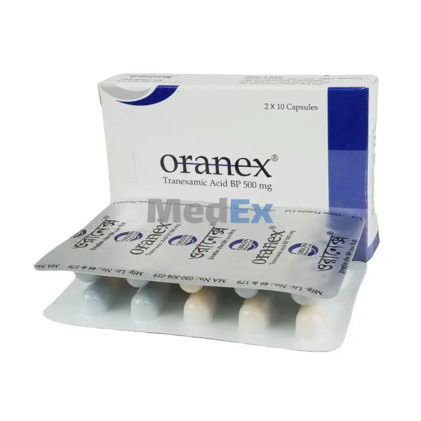 Oranex 500 mg Packaging