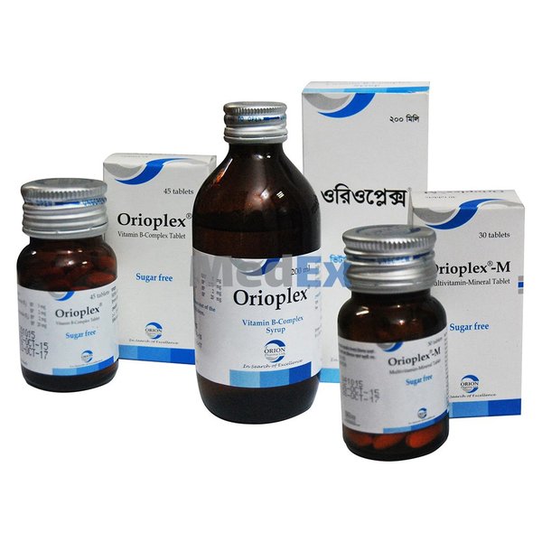 Orioplex (5 mg+2 mg+2 mg+20 mg)/5 ml Packaging