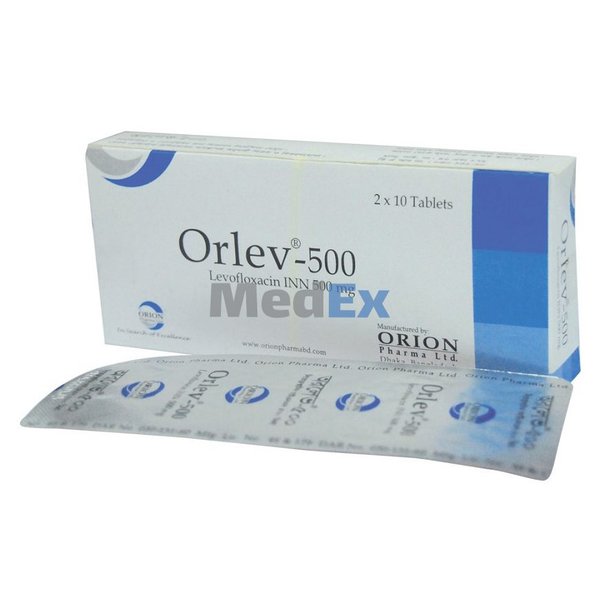 Orlev 500 mg Packaging