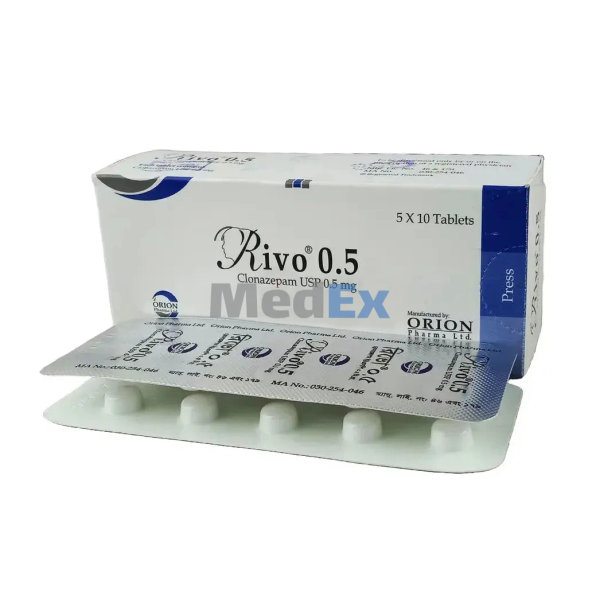 Rivo 0.5 mg Packaging