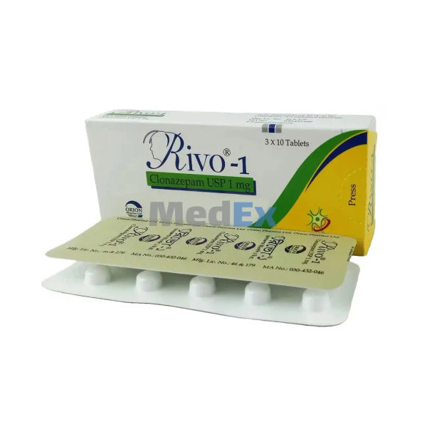 Rivo 1 mg Packaging