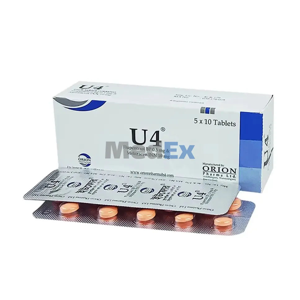 U4 0.5 mg+10 mg Packaging
