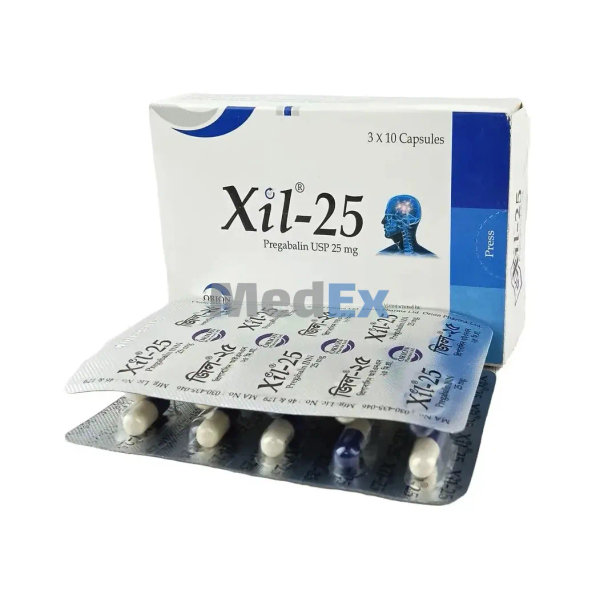 Xil 25 mg Packaging