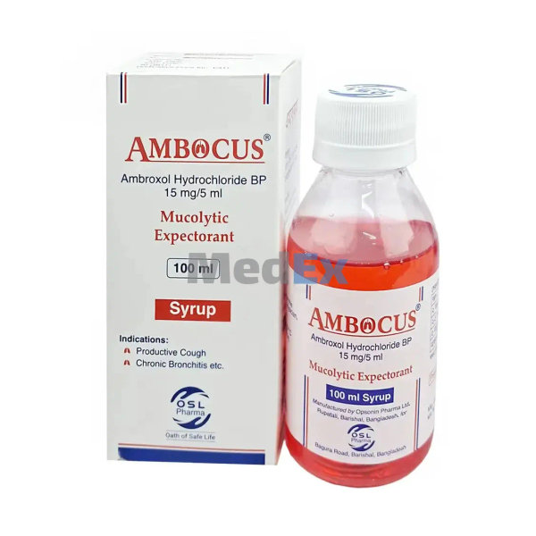 Ambocus 15 mg/5 ml Packaging