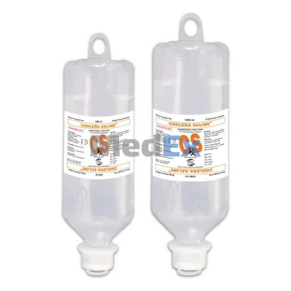 Cholera Saline  Packaging