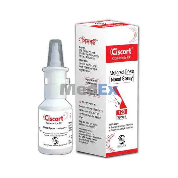 Ciscort 50 mcg/spray Packaging