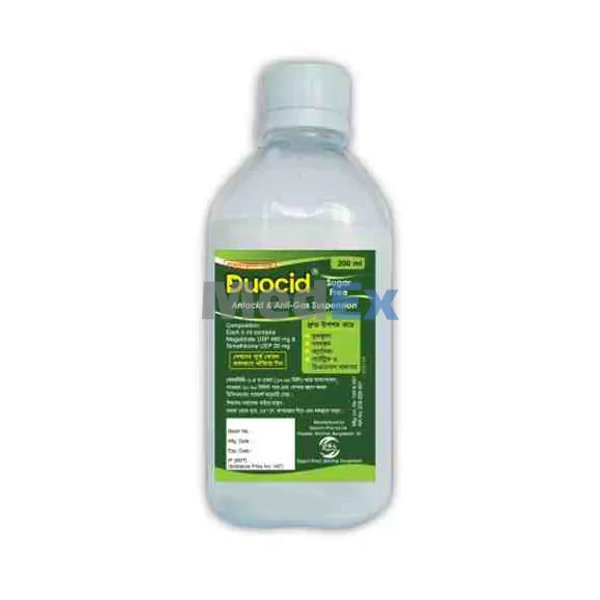Duocid (480 mg+20 mg)/5 ml Packaging