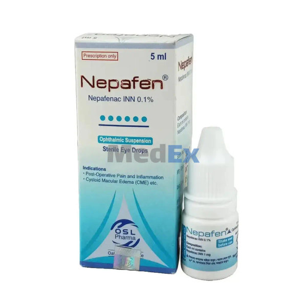 Nepafen 0.1% Packaging