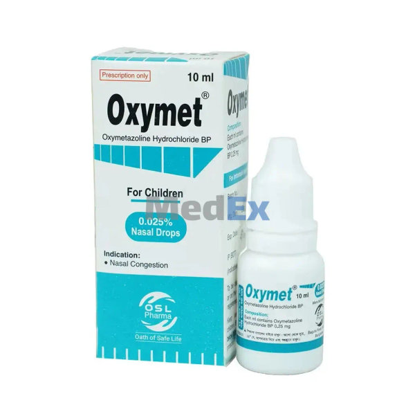 Oxymet 0.025% Packaging