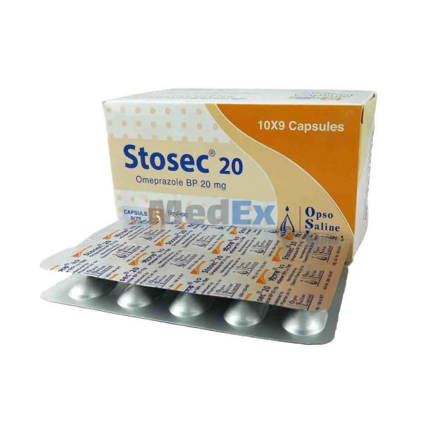 Stosec 20 mg Packaging