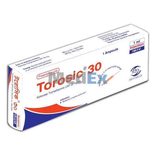 Torosic 30 mg/ml Packaging