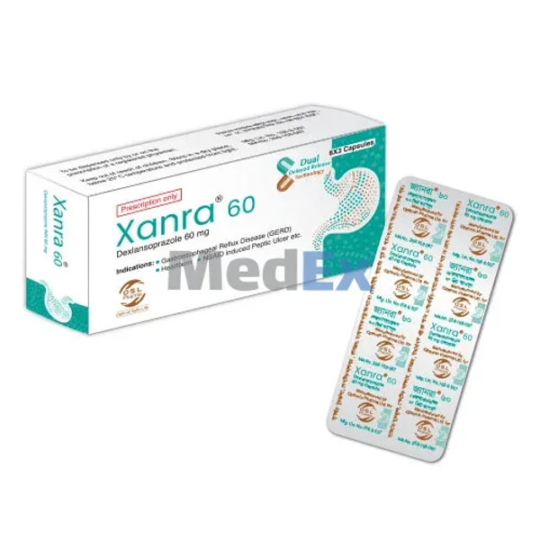 Xanra 60 mg Packaging