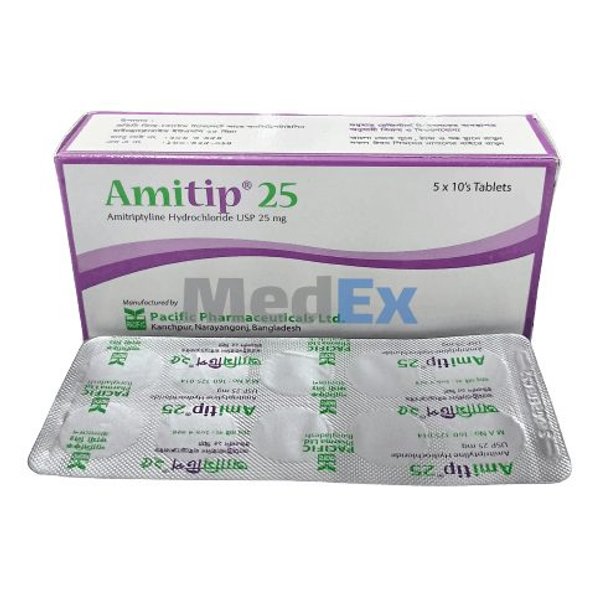 Amitip 25 mg Packaging