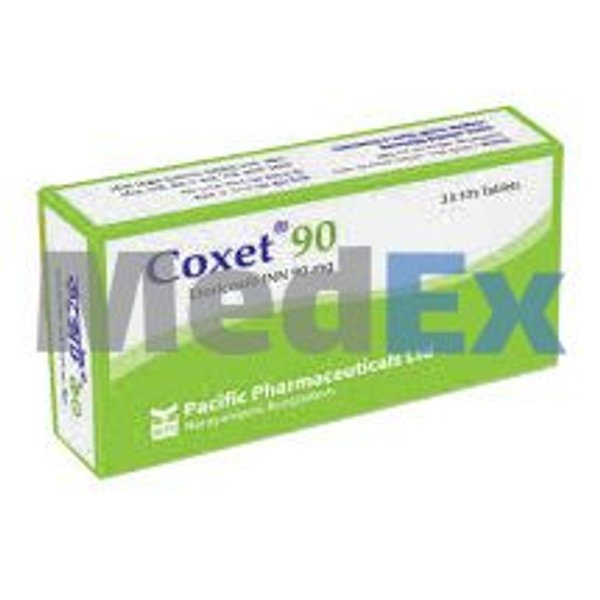 Coxet 90 mg Packaging