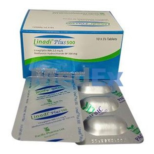 Linadi Plus 2.5 mg+500 mg Packaging