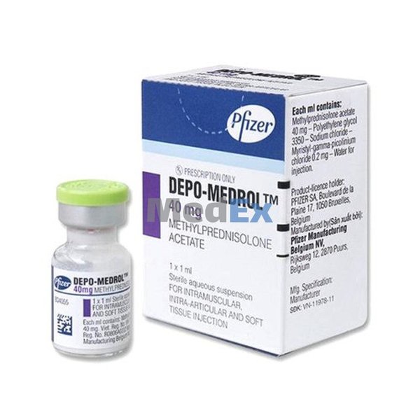Depo-Medrol 40 mg/ml Packaging