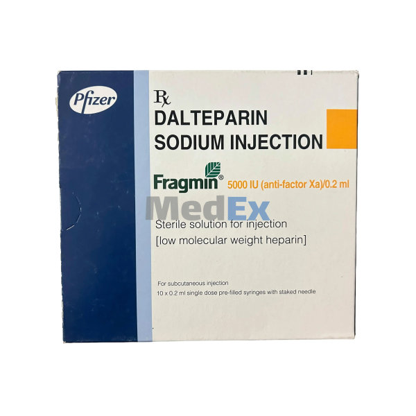 Fragmin 5000 IU/0.2 ml Packaging
