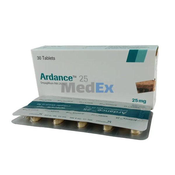 Ardance 25 mg Packaging