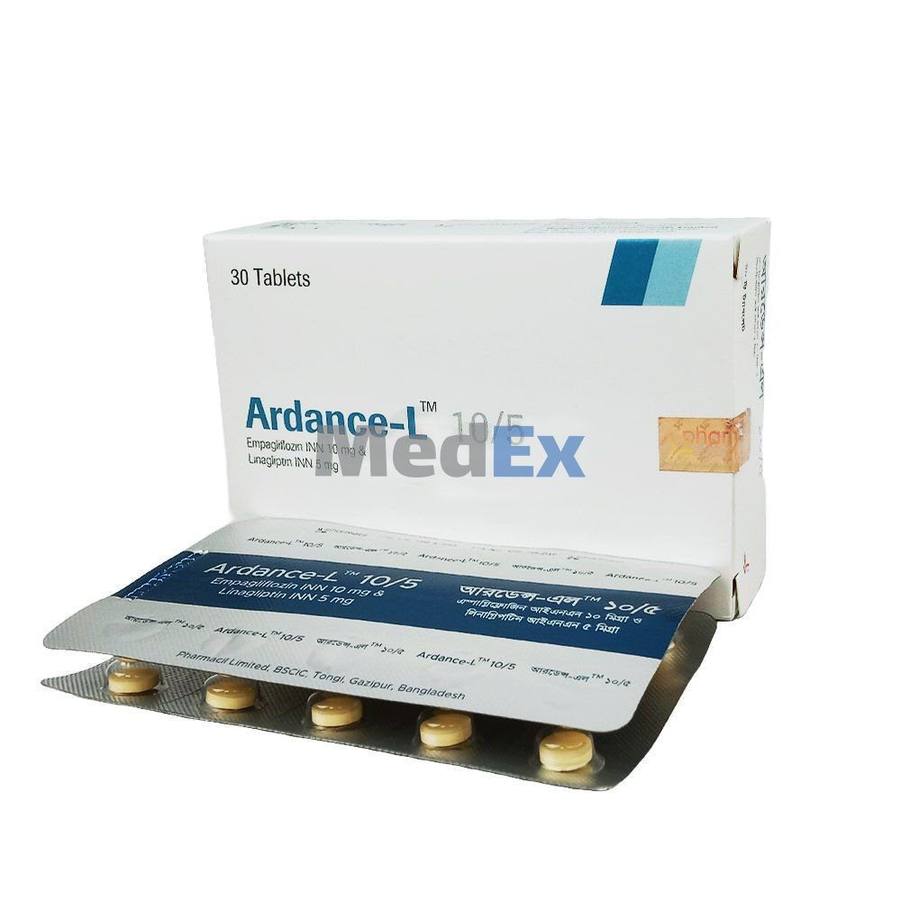 Ardance-L 10 mg+5 mg Packaging