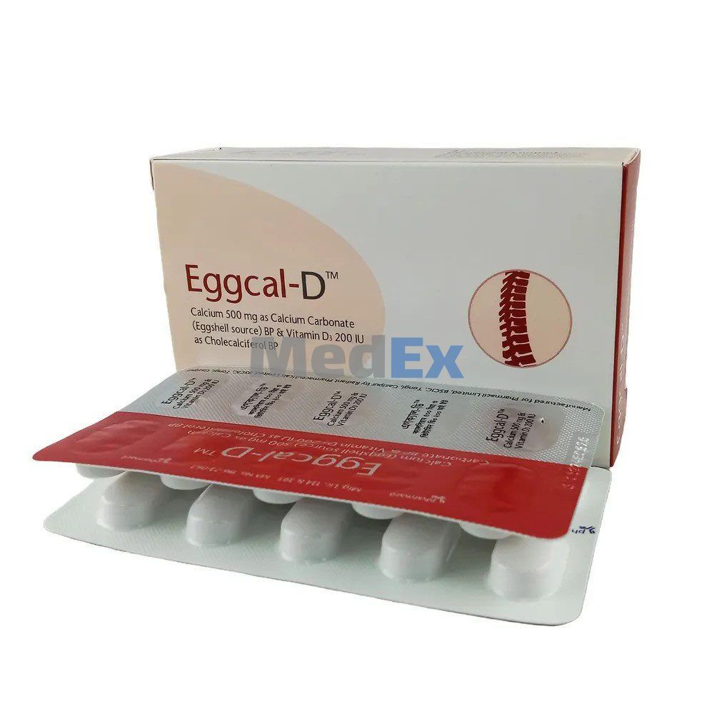 Eggcal-D 500 mg+200 IU Packaging