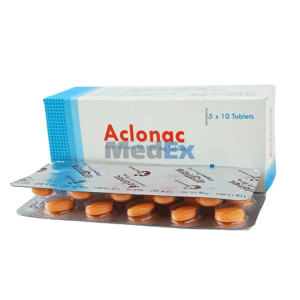 Aclonac 100 mg Packaging