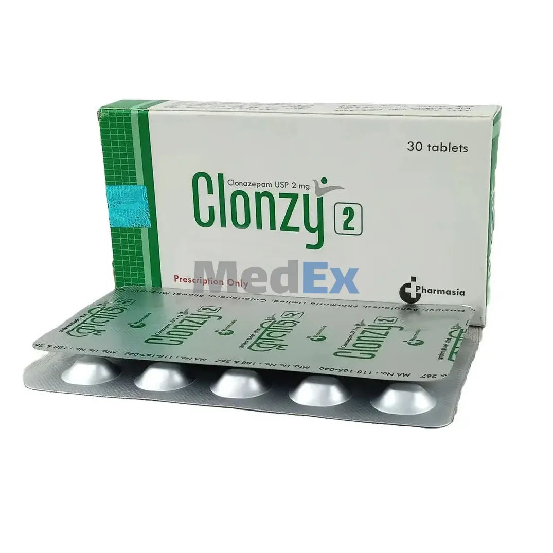 Clonzy 2 mg Packaging