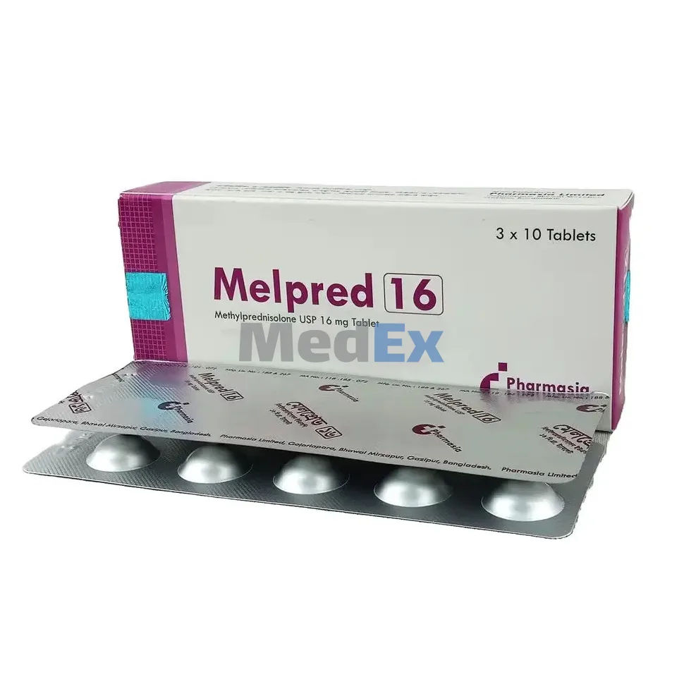 Melpred 16 mg Packaging
