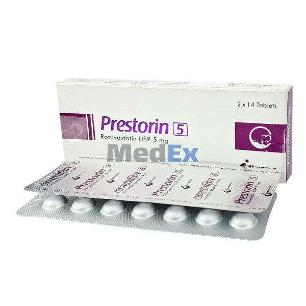 Prestorin 5 mg Packaging