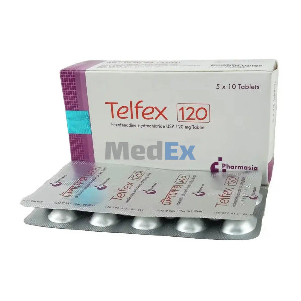 Telfex 120 mg Packaging