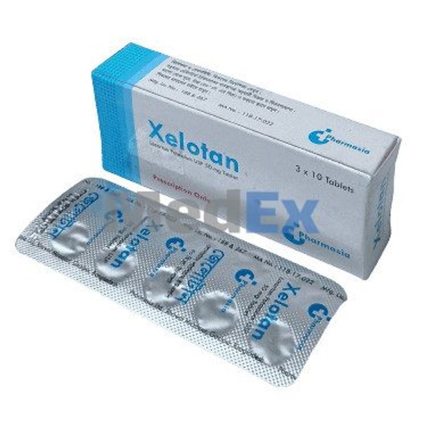 Xelotan 50 mg Packaging