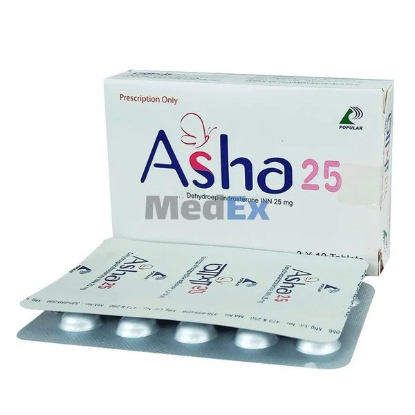 Asha 25 mg Packaging