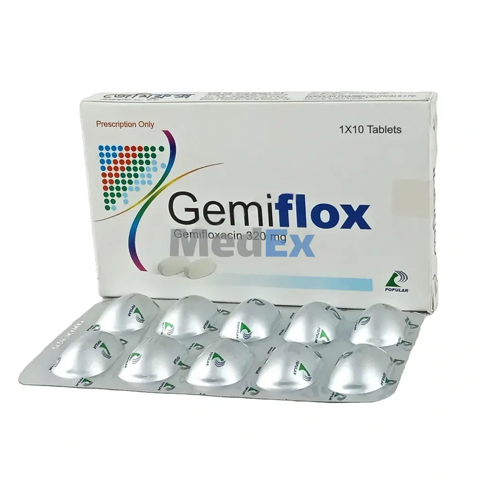 Gemiflox 320 mg Packaging