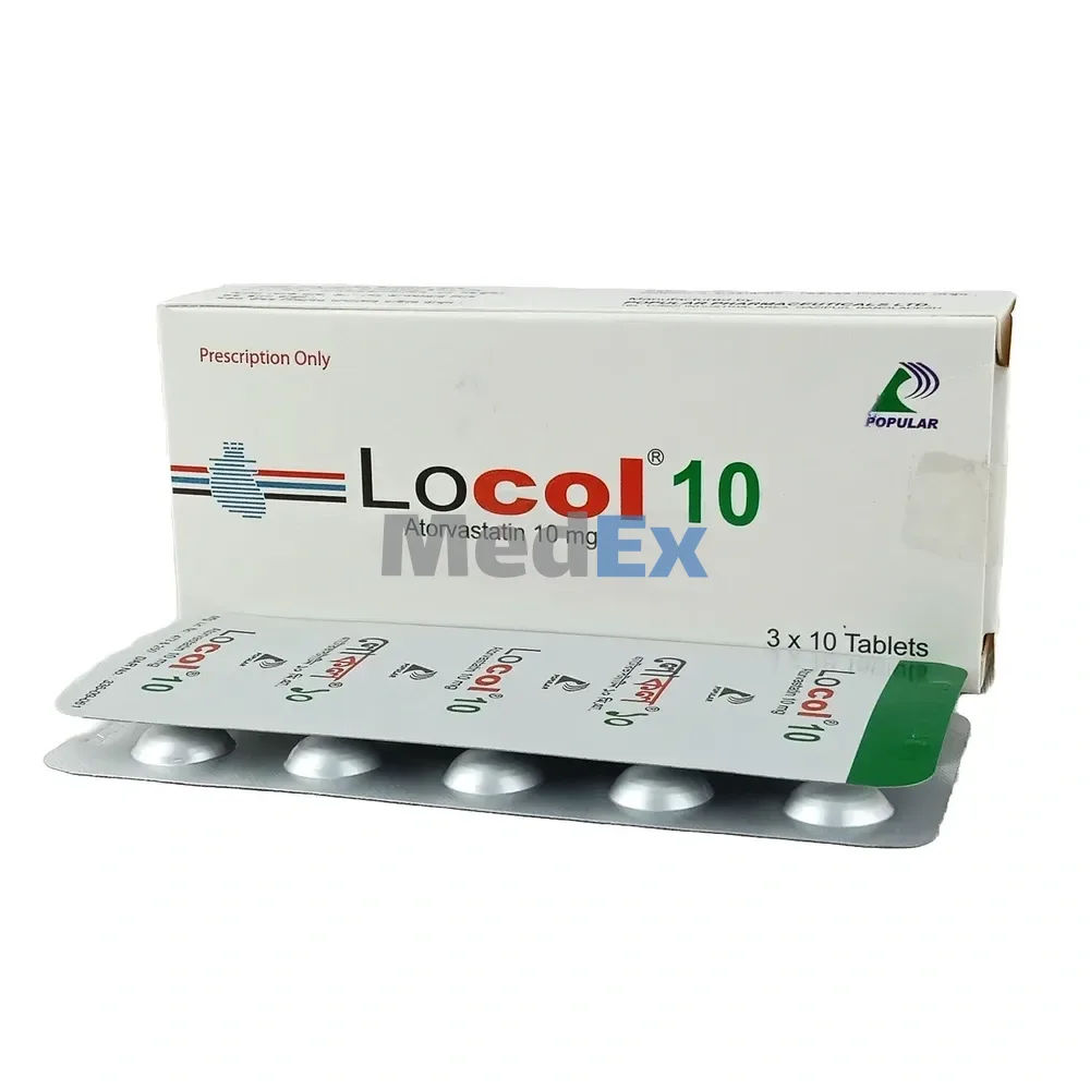 Locol 10 mg Packaging