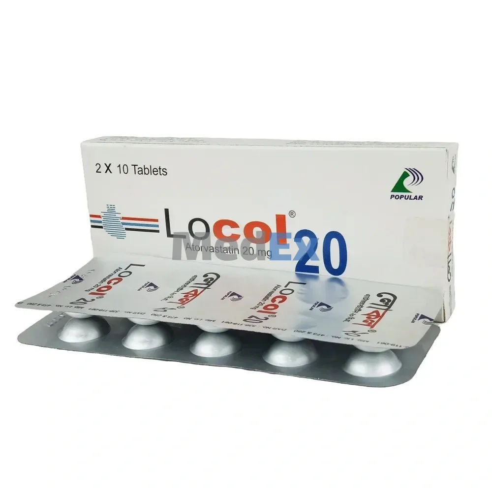 Locol 20 mg Packaging